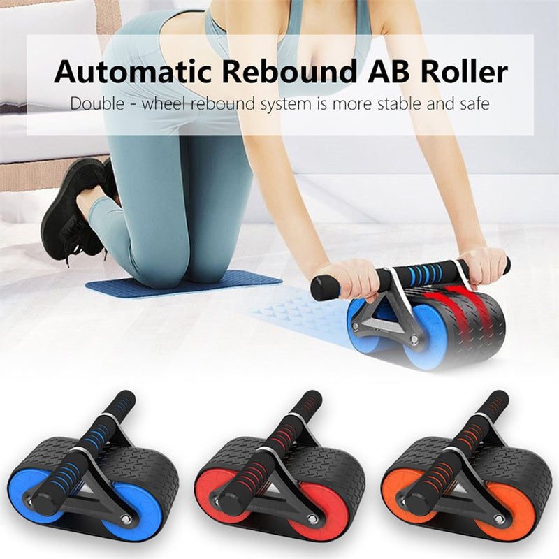 Double Wheel Abdominal Exerciser Women Men